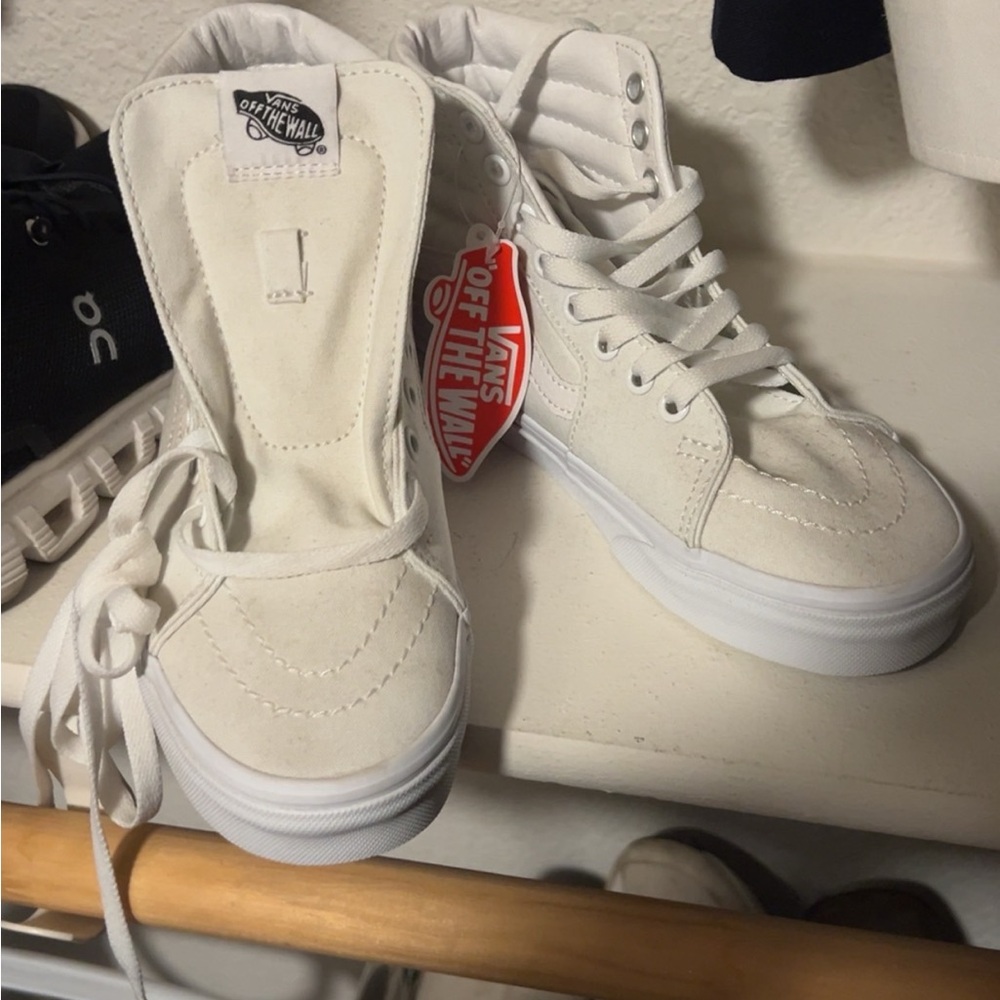 Vans White High-Top Sneakers Classic Skate Style